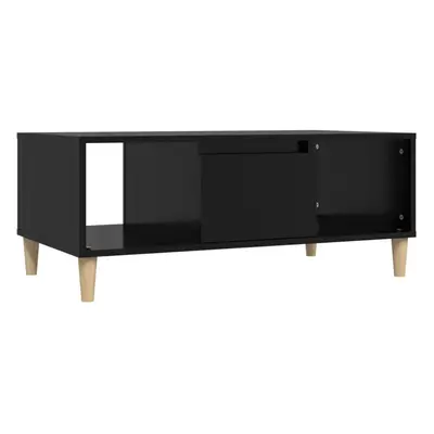 (black) vidaXL Coffee Table Engineered Wood Centre Accent Side Table Multi Colours