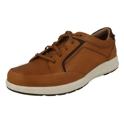 (UK 7, Tan (Brown)) Mens Clarks Casual Lace Up Shoe Un Trail Form - G Fit