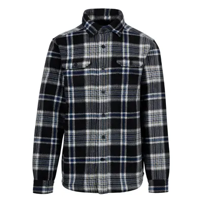 (2XL, Black Check) Trespass Mens Shirt Black Microfleece Checkley