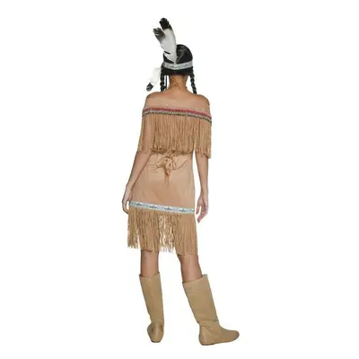 Smiffy's Adult Women's Authentic Western Native Lady Costume, Dress And - costume dress fancy we