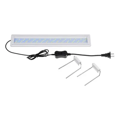 (US Plug) 11W LED Fish Tank Light 40CM Aquarium Bracket Clip Light Aquarium Lighting Extendable 