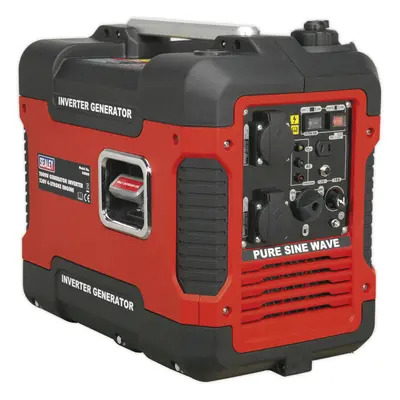 2000W Inverter Generator - 4-Stroke Engine - Litre Fuel Tank - Dual Sockets