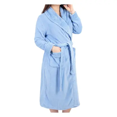 (Blue, Small) Slenderella HC4302 Women's Dressing Gown