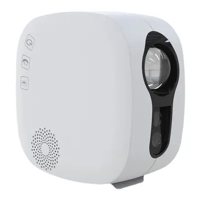 (White, EU Plug) Sky Projector Bluetooth Music Speaker LED Night Light Projector Galaxy Nebula O