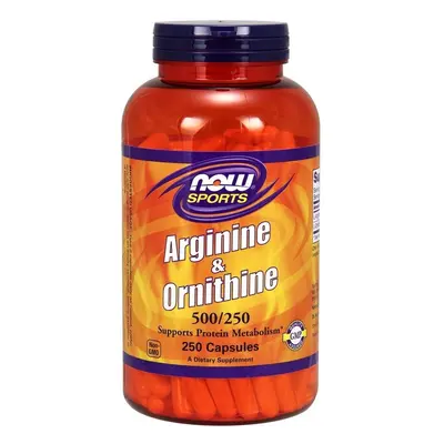 NOW Foods Arginine & Ornithine, 500/250 , caps