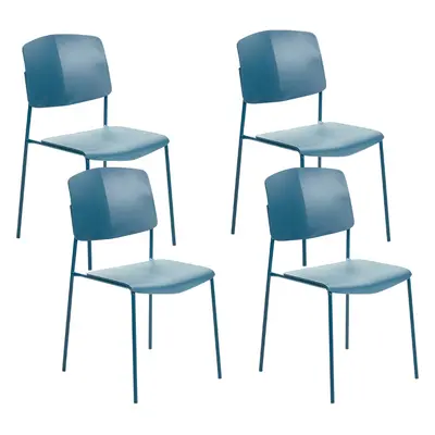 Set of Dining Chairs ASTORIA Blue