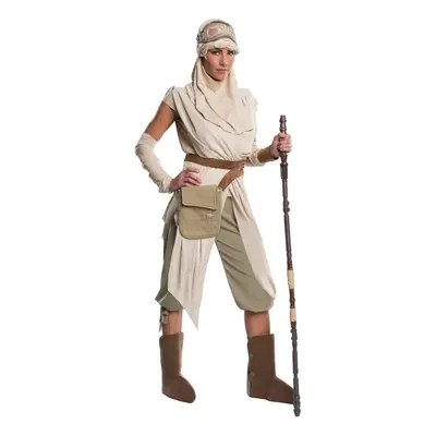 (14 UK - UK, Cream/Brown) Star Wars Womens/Ladies Grand Heritage Rey Costume