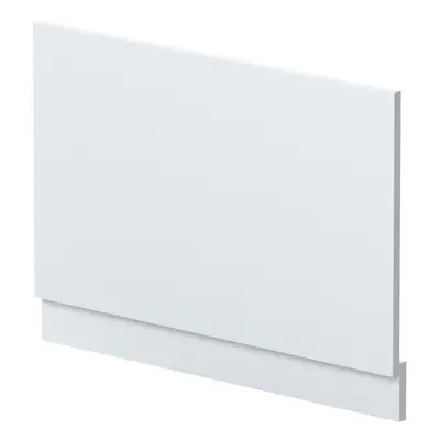 800mm Straight Reversible Bath End Panel & Plinth - Satin White