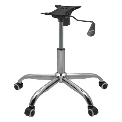 Charles Jacobs Chrome Office Chair Refurbishment Refurb Kit - Base Castor Wheels Gas Lift Lever 