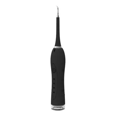 (Black) Electric Tooth Cleaner Sound Wave Remove Dental Stones Whitening