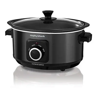 Morphy Richards Slow Cooker Sear and Stew, 3.5 Litre 163W, Black