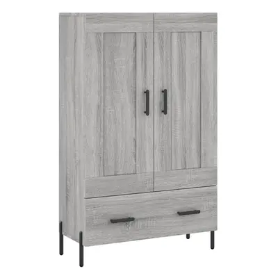 (grey sonoma) vidaXL Highboard Sideboard Cupboard Side Cabinet Brown Oak Engineered Wood