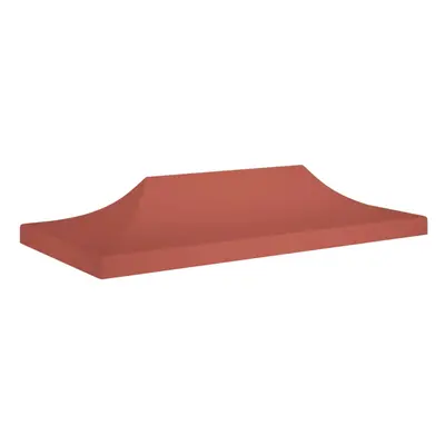 vidaXL Party Tent Roof 6x3 m Terracotta g/mÂ² Replacement Gazebo Cover