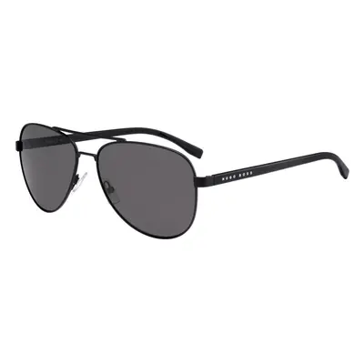 Hugo Boss 0761/S 10G/NR Matte Black/Brown-Grey Sunglasses