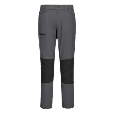 (32R, Metal Grey) Portwest Mens WX2 Slim Work Trousers