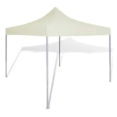 vidaXL Foldable Tent 3x3m Cream Outdoor Garden Marquee Gazebo Canopy Pavilion