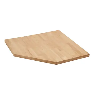 BUNKER® Modular Hardwood Worktop for Corner Cabinet, 865mm