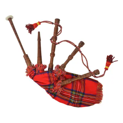 (red) vidaXL KidÃ¢s Scottish Great Highland Child Music Bagpipes Pipes Tartan Models