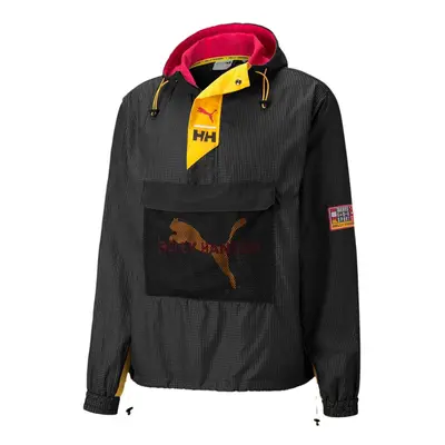 Puma x Helly Hansen Black WindBreaker Mens Hooded Jacket 01