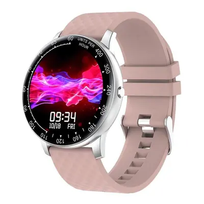 (Pink) 1.3'' Touch-screen Health Tracking Smart Watch