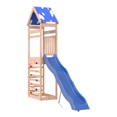 (solid douglas wood) vidaXL Outdoor Playset Garden Playhouse Kids Playground Solid Wood Douglas