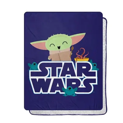 Star Wars 40 x in. The Child Grogu Snack is the Way Silk Touch Throw