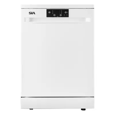 60cm White Freestanding Dishwasher, Places - SIA SFSD6013W