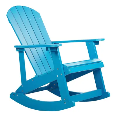 Garden Rocking Chair Blue ADIRONDACK