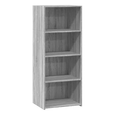 (grey sonoma) vidaXL Highboard Sideboard Side Cabinet Cupboard Grey Sonoma Engineered Wood