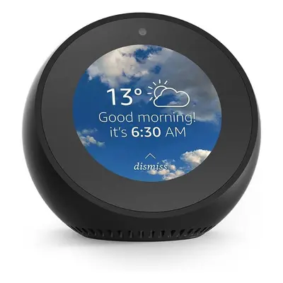 (Black) Amazon Echo Spot Compact Smart Speaker Alexa