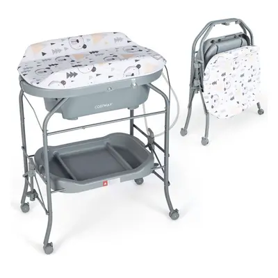 Baby Changing Table Infant Nursery Station Diaper Changing Station