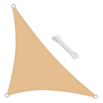 swift Sun Shade Sail 3.5x3.5x4.9 Meter Right Triangle, Sand