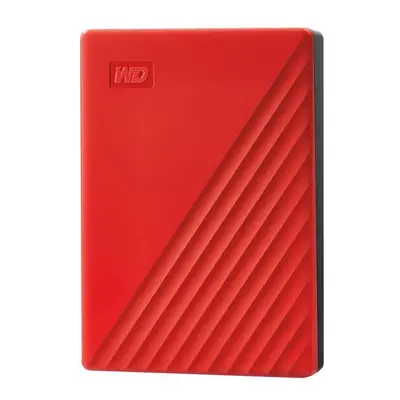 WD My Passport Portable Hard Drive - TB, Red