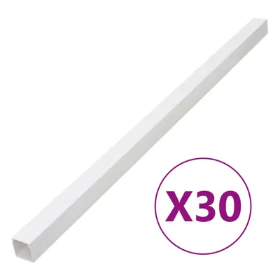 vidaXL Cable Trunking Cable Wire Cover Cable Management 60x60 mm m PVC