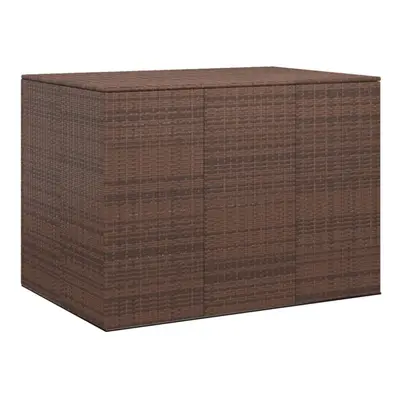 (brown, x x cm) vidaXL Garden Cushion Box PE Rattan Patio Storage Box Multi Colours/Sizes