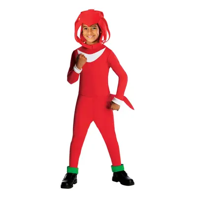 (S, Red) Sonic The Hedgehog Childrens/Kids Knuckles Costume