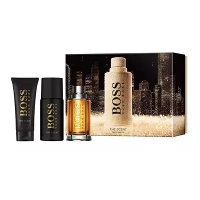 Hugo Boss The Scent Pcs Set For Men: 3.4 Eau De Toilette Spray + 2.5 Deodorant Stick + 3.4 Showe