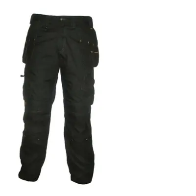 DeWalt Men's Polycotton Pro Tradesman Work Trouser - Black, 36W x 29L