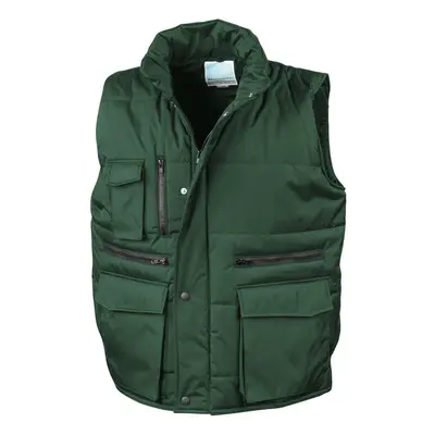 (3XL, Bottle Green) WORK-GUARD by Result Mens Lance Body Warmer