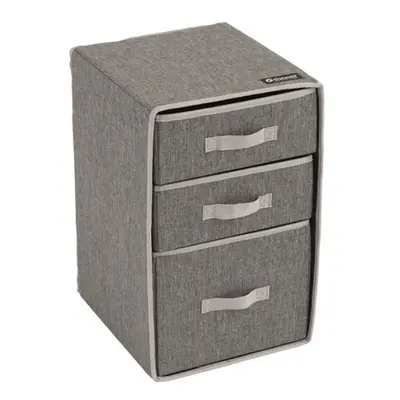 Outwell Barmouth Foldable Drawer Bedside Table Grey