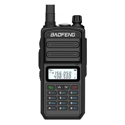 (Black, AU Plug) 5W 1800mAh UV Dual Three Band Two-way Handheld Radio Walkie Talkie Channels Sea