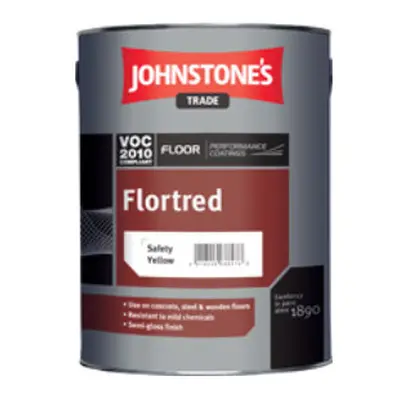 Johnstone's Flortred Floor Paint Dark Grey 2.5L