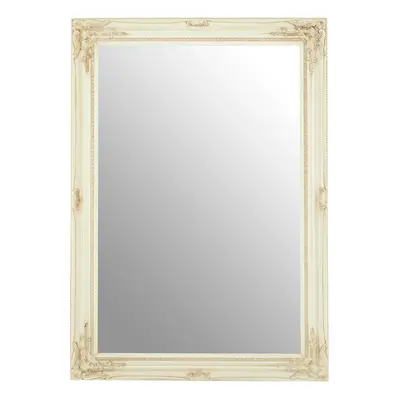 Premier Housewares Rectangular Wall Mirror/ Classic Mirrors For Bathroom / Bedroom / Garden Wall