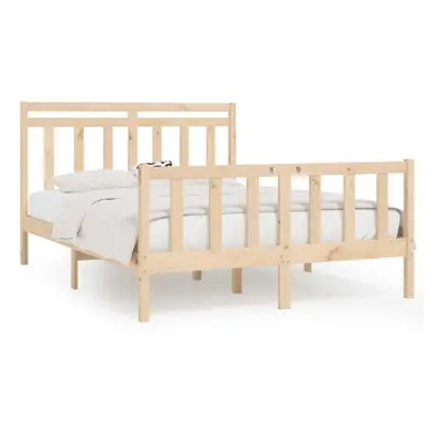 (brown, x cm) vidaXL Solid Wood Pine Bed Frame Wooden Bedstead Bed Base Multi Colours/Sizes