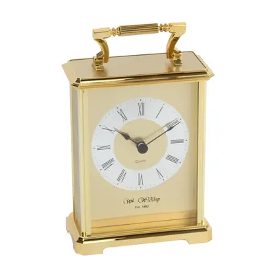 Wm.Widdop Carriage Clock - Gilt