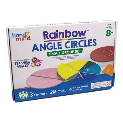 Learning Resources Rainbow Angle Circles (Set Of 6)