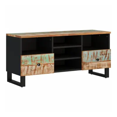 (multicolour) vidaXL TV Cabinet Sideboard Cupboard Solid Wood Reclaimed and Engineered Wood