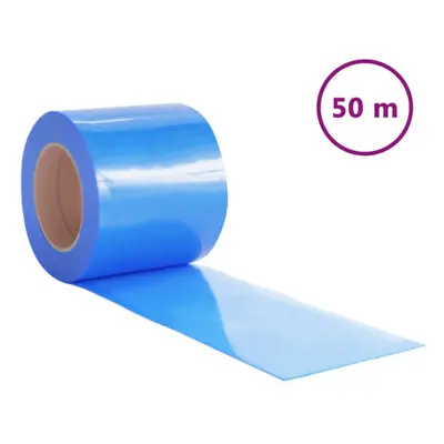 (blue, x 1.6 mm (50 m)) vidaXL Strip Curtain Roll Privacy Window Covering Pedestrian Door Strip 