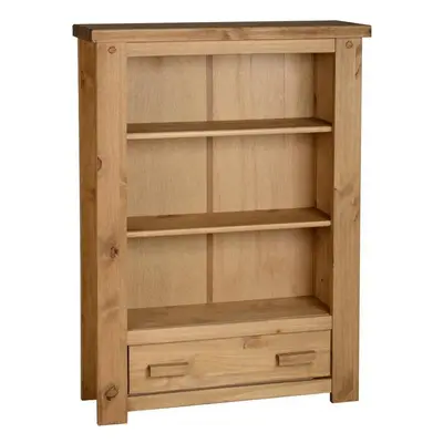 Seconique Tortilla Drawer Bookcase - Distressed Waxed Pine