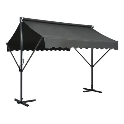 Free Standing Awning 300x300 cm Anthracite